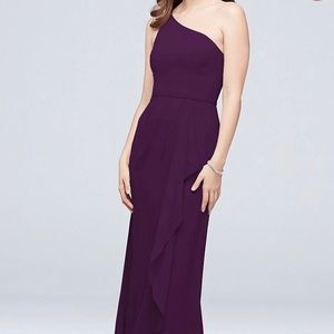 David’s Bridal Plum Size 4 dress